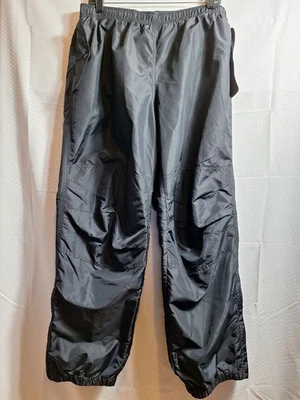 Pantalón De Colección POLO SPORT Ralph Lauren Nylon Talla M Negro Malla Forrado Años 90 Y2K Suelto Foto 1 de 4