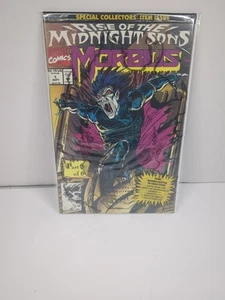 Morbius Rise of the Midnight Sons #1, (Marvel 1992) With Plastic Bag Sealed - Picture 1 of 2