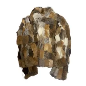 Supreme Patchwork Fur Jacket Archive Japanese Label Size L from Japan - Picture 1 of 4