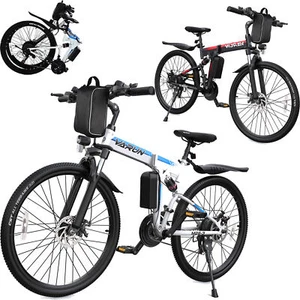 VARUN 26" Folding Mountain Electric Bicycle Peak 750W 48V Adult Ebike E-Citybike - Picture 1 of 16