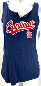 New St. Louis Cardinals New Era Sleeveless Tank Top Shirt Navy Blue Women's S - Picture 1 of 9