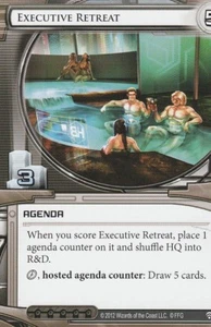 ANDROID NETRUNNER CARD - EXECUTIVE RETREAT - Picture 1 of 1