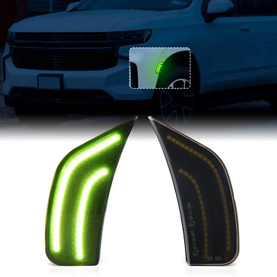 LED Side Marker Lights For 2021-2023 Cadillac Escalade Chevy Suburban GMC Yukon — 第 1/4 张图片