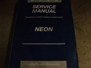 Used 2002 Neon Service Manual 81-270-02028 - Picture 1 of 3