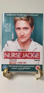 NURSE JACKIE Seoson One With EDIE FALCO Region 2 ( 3 Disc set ) - Picture 1 of 5
