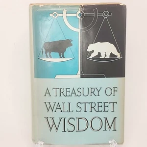 Harry D. Schultz, Samson Coslow A Treasury Of Wall Street Wisdom. 1st Edition. - Picture 1 of 6