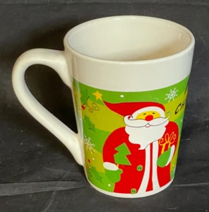 Santa Merry Christmas Ceramic Coffee and Hot Chocolate Mug 12oz - Picture 1 of 6