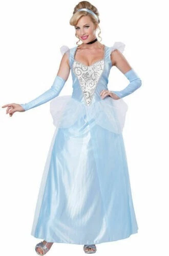 California Costumi Classico Cenerentola Adulto Donna Costume Halloween 01345 - Immagine 1 di 1