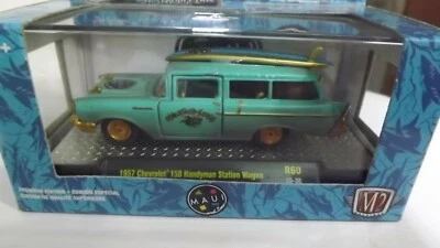 M2 Maui & Sons 1957 Chevrolet 150 Handyman Station Wagon R60 Chase 750 Pieces  - Image 1 of 4