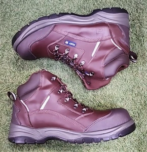 FORT FOOTWEAR KNOX STIVALI COMPOSITI IN PELLE MARRONE da uomo taglia UK 12 nuovi - Foto 1 di 5