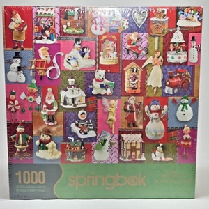 Nuovo puzzle Hallmark Keepsake Springbok 1000 pezzi Natale - Foto 1 di 19