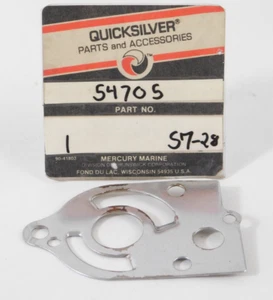 Quicksilver Mercury 54705 Water Pump Impeller Face Plate Outboard 40 50 60 70 HP - Bild 1 von 5