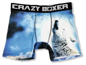 Crazy Boxershorts / Unterwäsche - Neu mit Etikett Herren Größe XL (40-42) Wolf - #45205-H8 - Bild 1 von 1