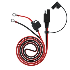 1pz Cavo Sae Linea Fusibile Batteria Solare per Caricabatterie Moto - Foto 1 di 12