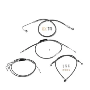 12" 14" Handlebar Stainless Steel Cable for Harley Softail Standard 11-14 ABS - Picture 1 of 6