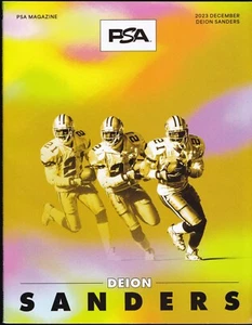 PSA Magazine December 2023 - Deion Sanders Football Variant /500 - Picture 1 of 1
