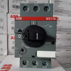 1PC New MS116-0.63 0.4-0.63A Circuit Breaker Manual Motor Starter - Picture 1 of 3