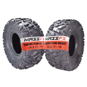 MASSFX 25x11-10 Rear Off-Road Tire ATV, UTV or SXS Tire 2 Pack - Picture 1 of 9