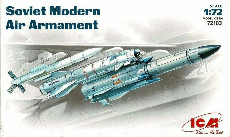 ICM 72103 Soviet Russian Modern Air Armament R-77, X-29T, X-31P scala 1:72 - Immagine 1 di 1