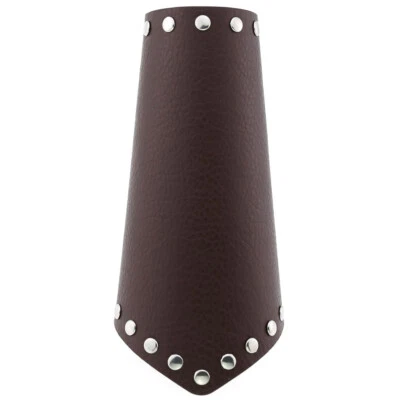 Brazaletes de muñeca de cuero PU con armadura gótica remache decoración medieval Foto 1 de 4