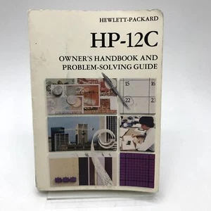 HP-12C Owners Handbook & Problem Solving Guide Hewlett Packard Illustrated 1984 - Picture 1 of 10