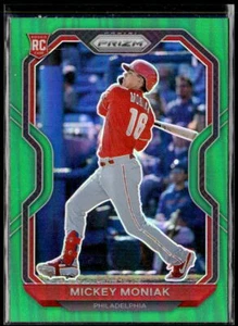2021 Panini Prizm Green Prizm #190 Mickey Moniak - Picture 1 of 2