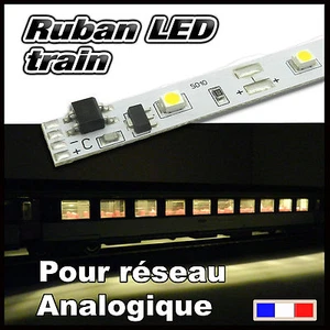 warmweißes LED Band für Personenwagen Zug HO, Jouef, Lima, Roco..... - Bild 1 von 4