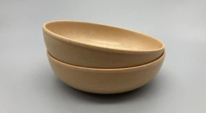 Vintage salad cereal small bowls Ellingers Agatized Wood #60 5 3/4" dia 1960's - Picture 1 of 7