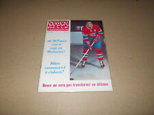 APRIL 1963 SPORT REVUE FRENCH MAGAZINE NHL BERNIE GEOFFRION  MONTREAL ON COVER