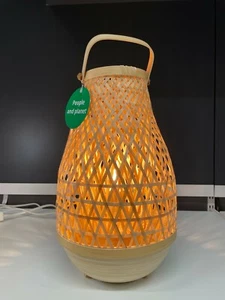 Ikea MISTERHULT Table lamp, bamboo/handmade 14 " - NEW - Picture 1 of 3