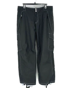 Patagonia Damen 12 Rubicon Puff Ski Schnee Hose schwarz wasserdicht Gamaschen LESEN - Bild 1 von 12