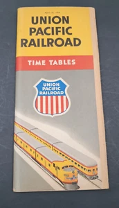 1954 Union Pacific Railroad Time Tables Great Streamliners Some Issues READ - Picture 1 of 6