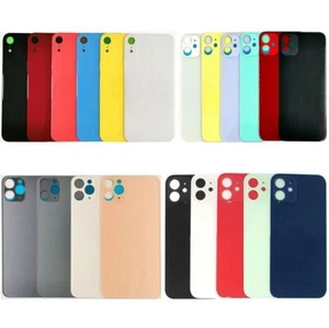 Replacement Lot Back Glass Big Cam Hole For iPhone 8 XR XS 11 12 13 14 Pro Max - Picture 1 of 20