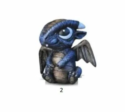 Elección de Dragón Miniatura, Dragón Bebé Mítico de 2", Decoración de Pastel de Dragón Foto 1 de 4