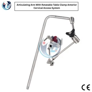 Braccio Articolato Con Morsetto Tavolo Girevole Sistema Accesso Cervicale Anteriore A+ - Foto 1 di 6