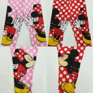 LEGGINGS CAPRI TREQUARTI MINNIE BIMBA DA 6 A 10 ANNI - Picture 1 of 16