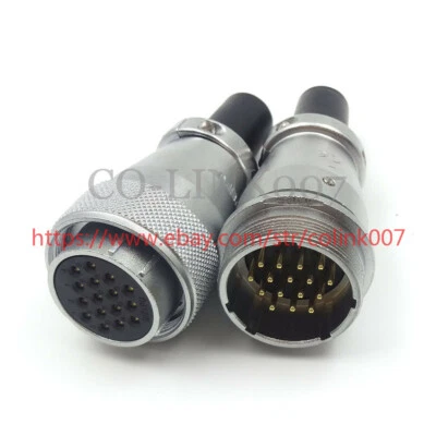 WS28 16Pin Aviation Connector,Industrial Machine Power Supply Connector Plug 10A - Image 1 of 4