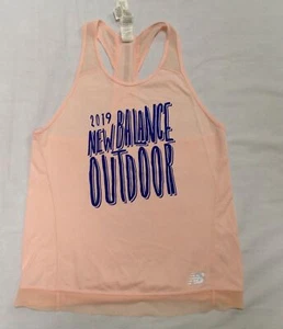 NBNO New Balance Nationals 2019 exterior rosa hielo racerback suelto camiseta sin mangas S - Imagen 1 de 4