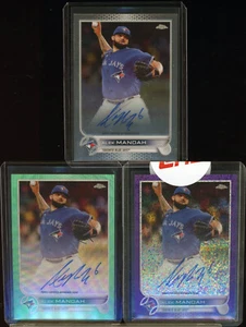 2022 Topps Chrome ALEK MANOAH autograph auto SET OF THREE - Picture 1 of 2
