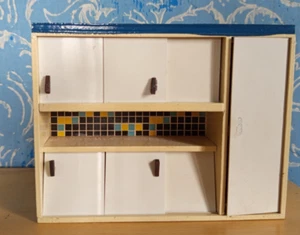 Antiguo Mueble de muñecas madera y plastico.Vintage - Photo 1/12