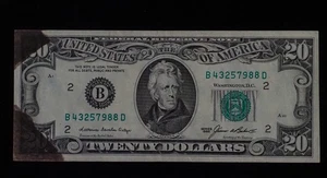 $20 US currency ink smears - Picture 1 of 3