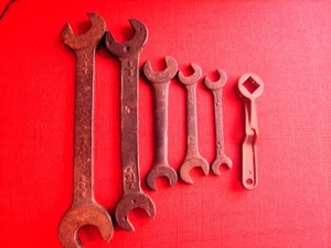 Vintage Maulschlüssel Set. Imperial/Whitworth & Gas Hauptabsperrschlüssel. - Bild 1 von 2