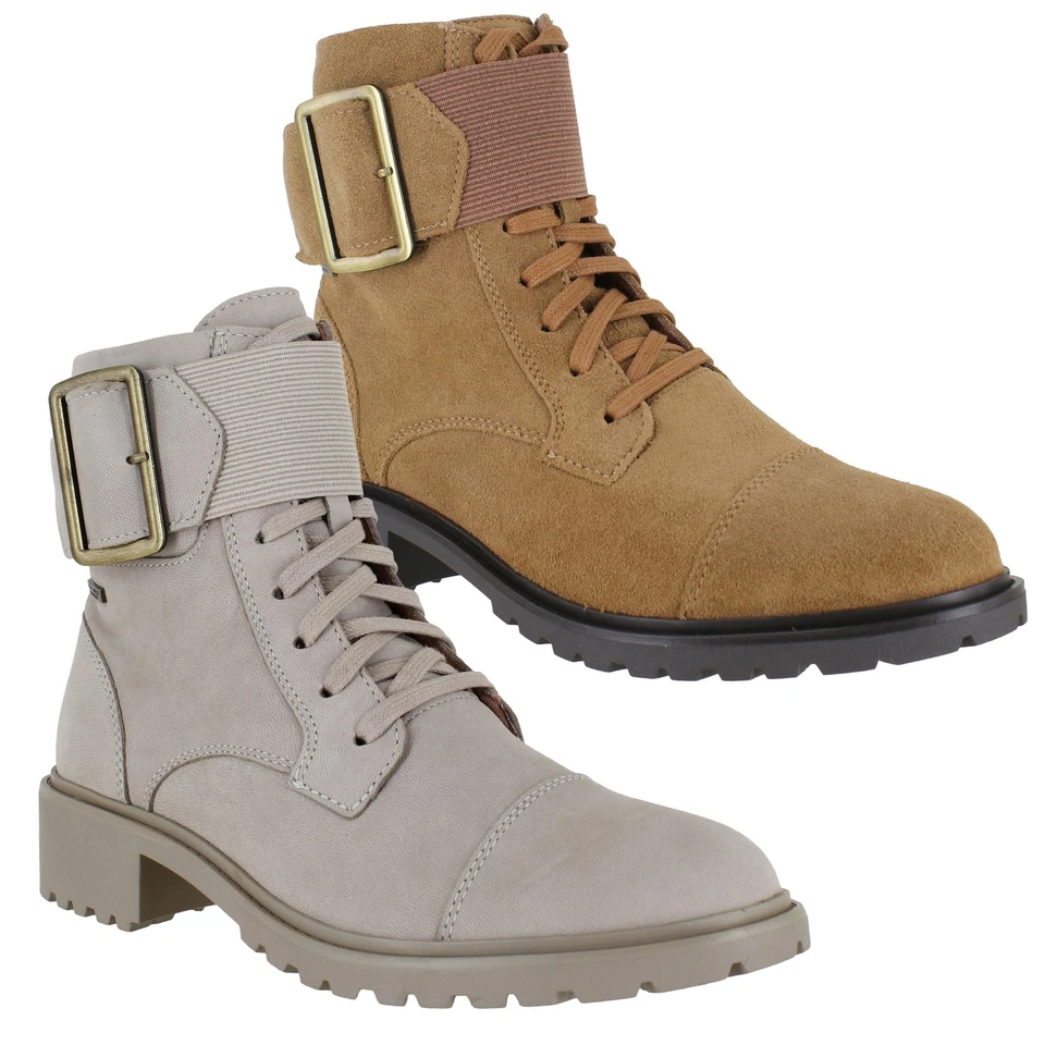 Rockport Ryleigh Damen-Schnürstiefeletten mit Reißverschluss Größe 4 bis 8