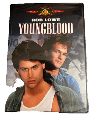 YOUNGBLOOD DVD new Sealed NOS 1986 Widescreen Rob Lowe Patrick Swayze Free ship - Image 1 of 2