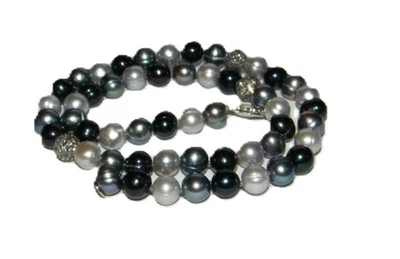 Honora Sterling Silver Cultured Freshwater Pearl Necklace - 18" - Image 1 of 4