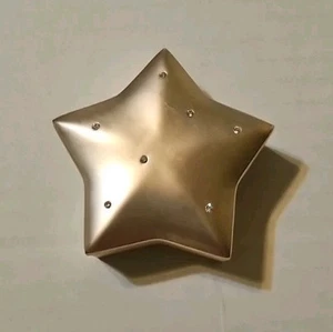 Metal Star Studded Star Shaped Velvet lined Trinket Pot - Picture 1 of 3
