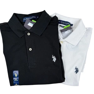 U.S. Polo Assn. Polo T Shirt Classic Fit Short Sleeve Pique BUNDLE Mens Size M - Picture 1 of 8