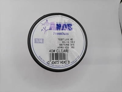 Monofilamento Ande Premium transparente 40# X 350 yd. Foto 1 de 2