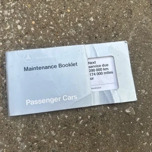 Genuine MERCEDES 190e W201 1.8 SERVICE BOOK, Maintenance Booklet STAMPED - Picture 1 of 3