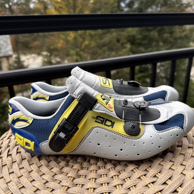 Sidi Genius 3 Road Cycling Shoes Size 45 Nike Spin Cyclist - Image 1 of 4